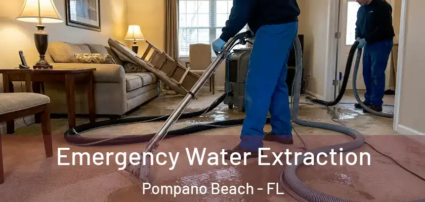 Emergency Water Extraction Pompano Beach - FL